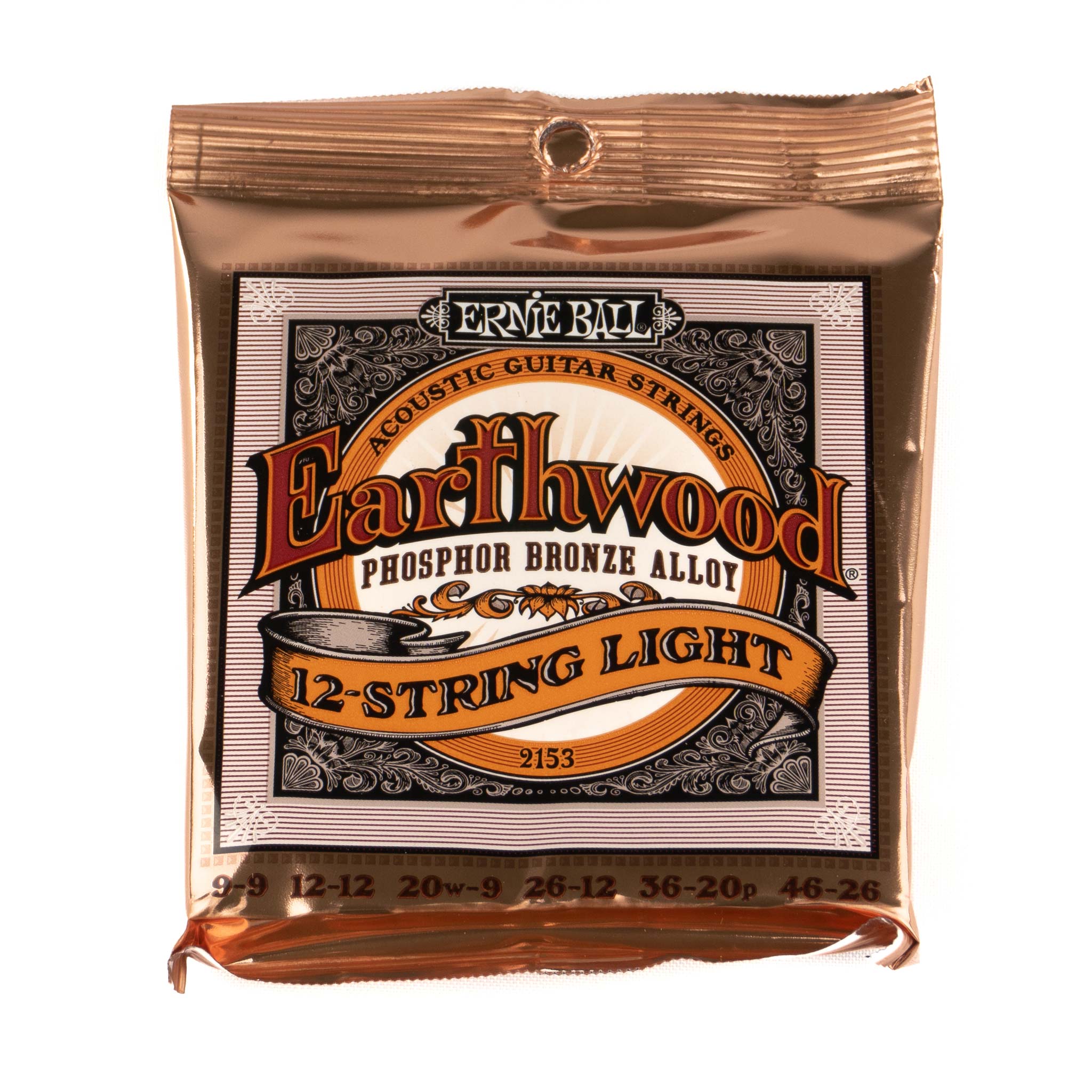 Ernie Ball 2153 Earthwood Strenge til Western 12-String Light - BORG SOUND